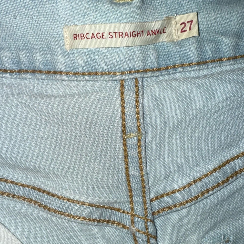 Levi's RIBCAGE STRAIGHT ANKLE WOMEN'S JEANS - Picture 5 of 6